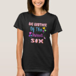 Big Brother of the Sweet 6. Donut Birthday Pa T-Shirt<br><div class="desc">Big Brother der süßen 6. Donut Geburtstagsparty Thema .</div>