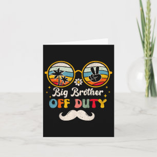 Big Brother Off Duty Sungles Beach Sunset Sommer Karte