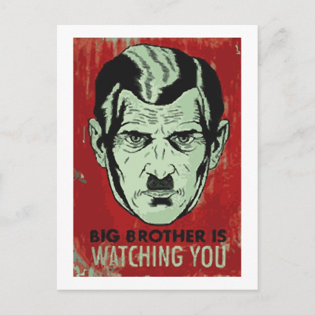 Big Brother Postkarte (Vorderseite)