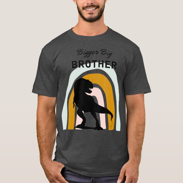 Big Brother Rainbow Dinosaurier Top (Vorderseite)
