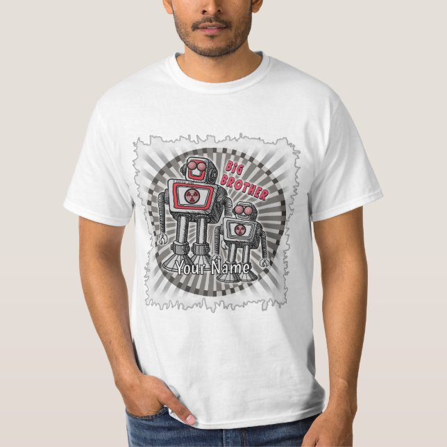Big Brother Roboter-Tragetasche T-Shirt (Vorderseite)