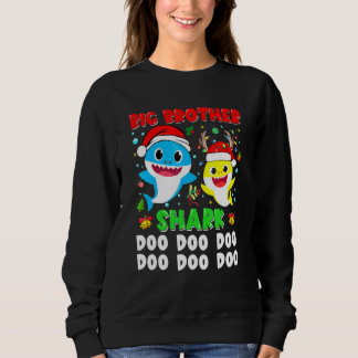 Big Brother Shark Weihnachten Doo Doo Familie Pass Sweatshirt