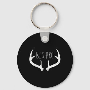 Big Brother Shirt - Boys Deer Antlers Jagen Schlüsselanhänger