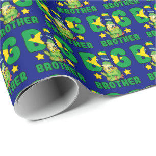 Big Brother Sibling - Niedliche brasilianische Fla Geschenkpapier