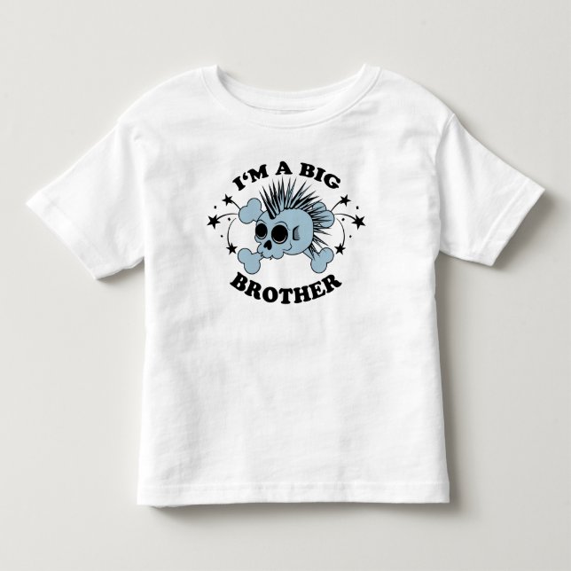 Big Brother Skull Kleinkind T-shirt (Vorderseite)