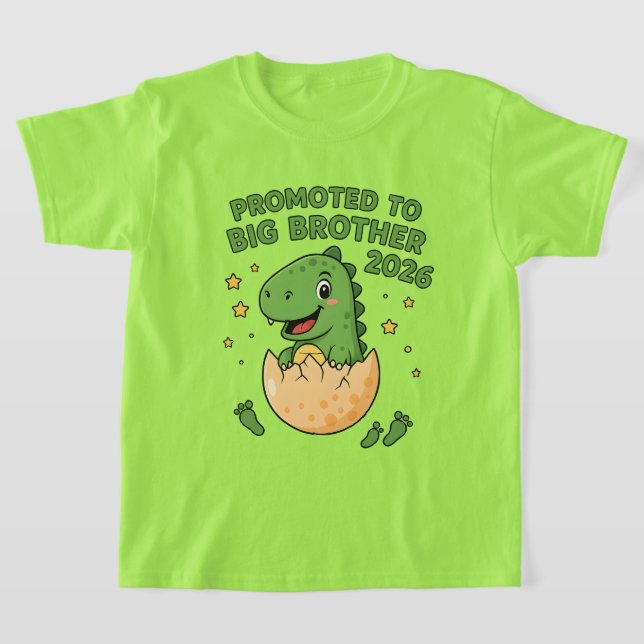 Big Brother to Be 2026 Promoted to Big Brother T-Shirt (Ablage )
