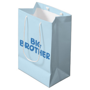 Big Brother Typografie Modren-Text Mittlere Geschenktüte