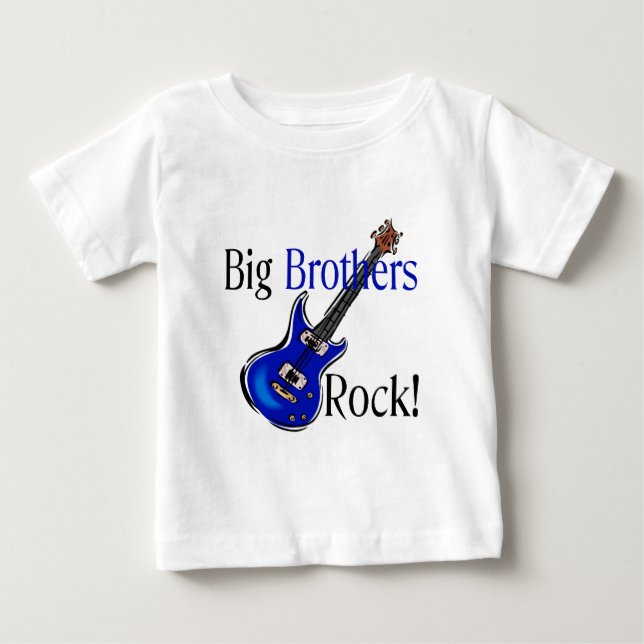 Big Brothers ROCK! Baby T-shirt (Vorderseite)