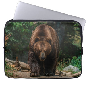 Big Brown Grizzly Bär Laptopschutzhülle