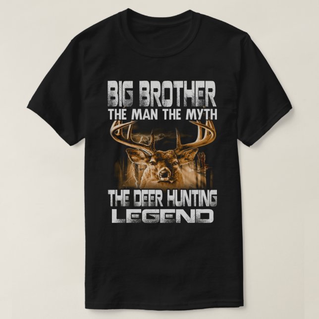 BIG BRUDERT den Mann, den Mythos, die Hirsche Jagd T-Shirt (Design vorne)