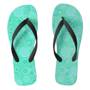 Big Bubblegble Blasen Überall Aquamarin vielen Dan Flip Flops