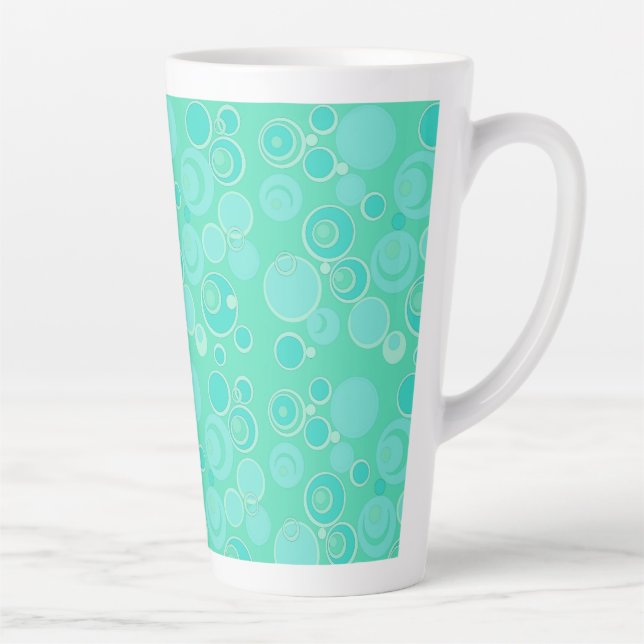 Big Bubblegble Blasen Überall Aquamarin vielen Dan Milchtasse (Rechts)