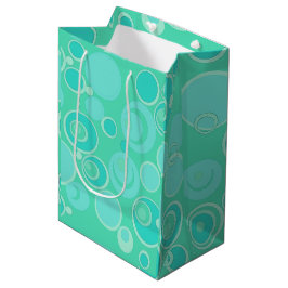 Big Bubblegble Blasen Überall Aquamarin vielen Dan Mittlere Geschenktüte