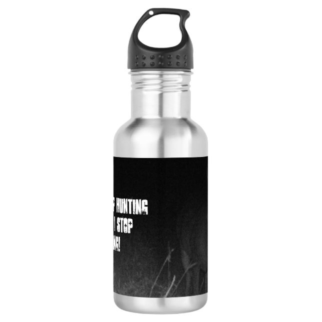 Big Buck Stainless Steel Wasserflasche (Vorderseite)