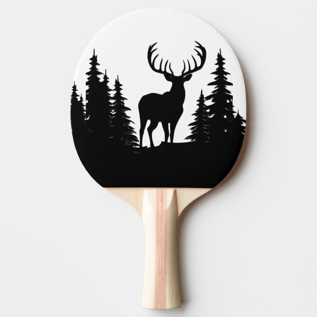 Big Buck unter Pine Tree Vector Tischtennis Schläger (Vorderseite)