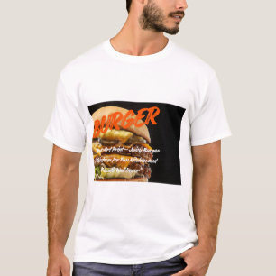 Big Burger Art – Saftige Cheeseburger-Illustration T-Shirt