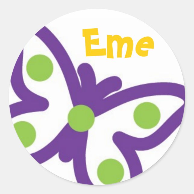 Big Butterfly Stickers (Vorderseite)