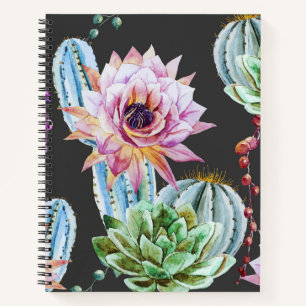 Big Cactus Pattern Notizbuch
