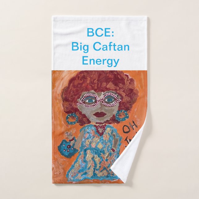 Big Caftan Energy (BCE) - Serviette à main de Shar (Serviette à main)