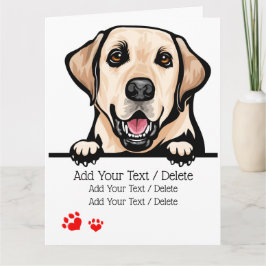 Big Card Puppy-Liebe Dankeskarte