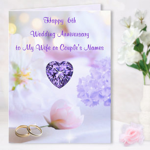 BIG, Carte du 6ème Anniversaire. Cartes d'annivers