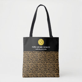 Big Cat Animal Print Custom Pickleball Paddle Tasche