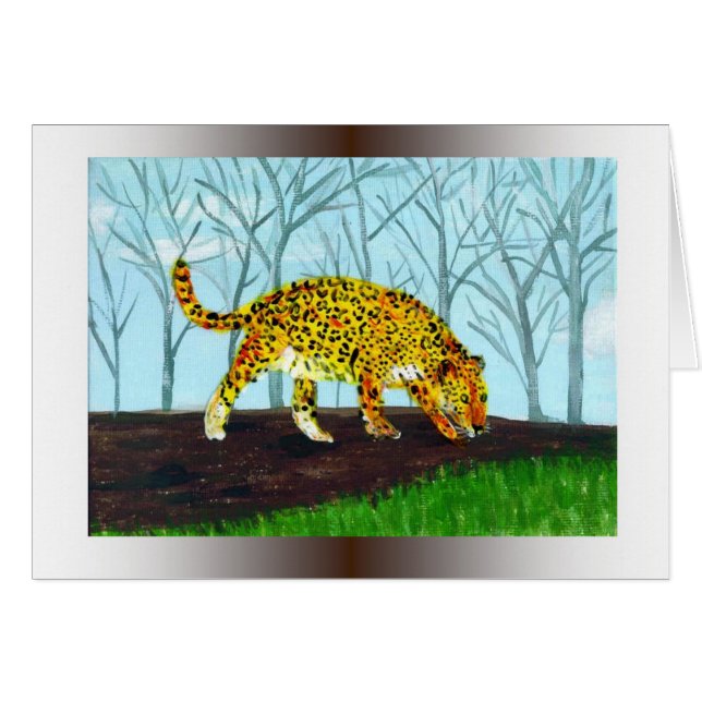 Big Cat Art Jaguar (Vorderseite (Horizontal))