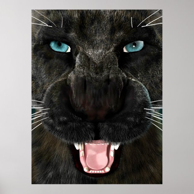 Big Cat Black Panther Poster (Vorne)