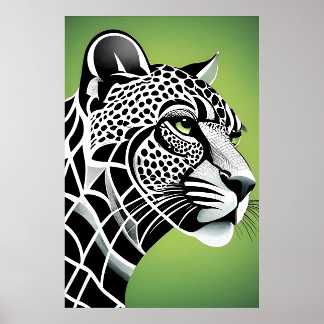 Big Cat Leopard Jaguar Poster (Vorne)