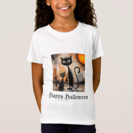 Big Cat Little Cat Halloween T-Shirt