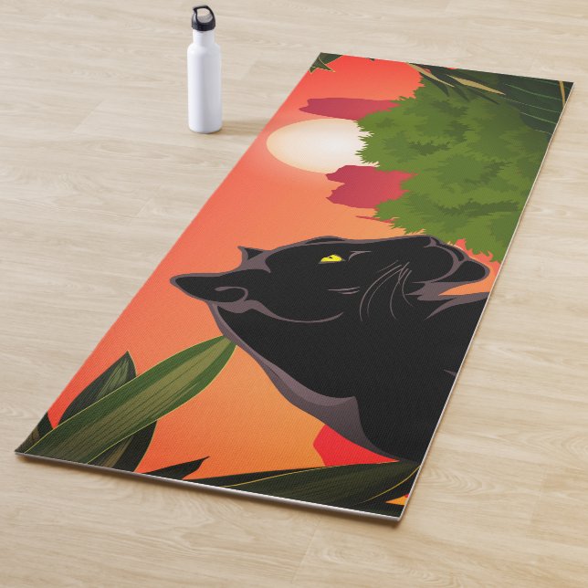 Big Cat Panther Yogamatte (Beispiel)