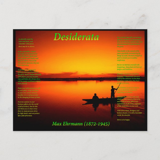 Big Catch Postkarte (Vorderseite)