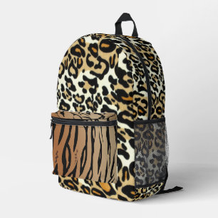 Big Cats Print Cut Nähtasche Bedruckter Rucksack