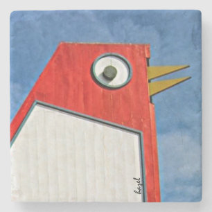 Big Chicken Atlanta Marietta Marmor Stone Unterset Steinuntersetzer