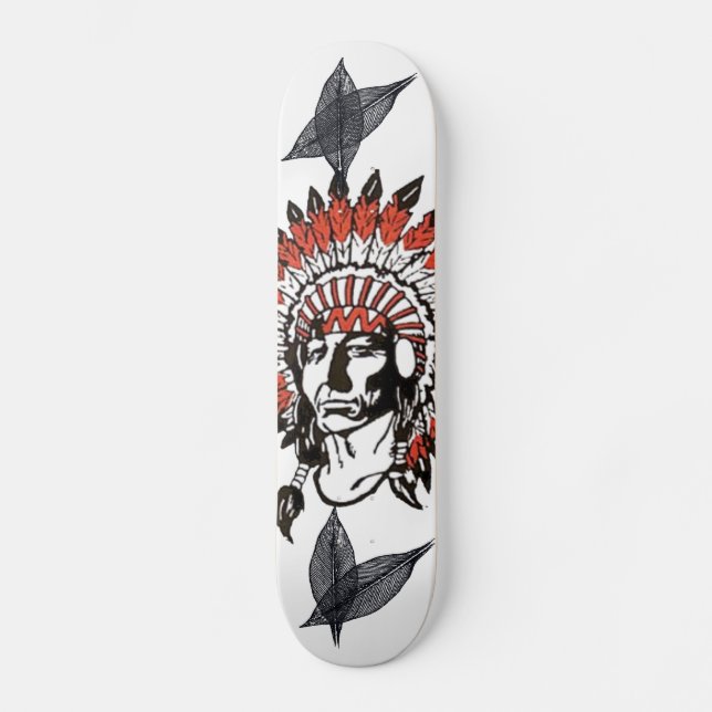 Big Chief Feder Design Skateboard (Vorderseite)