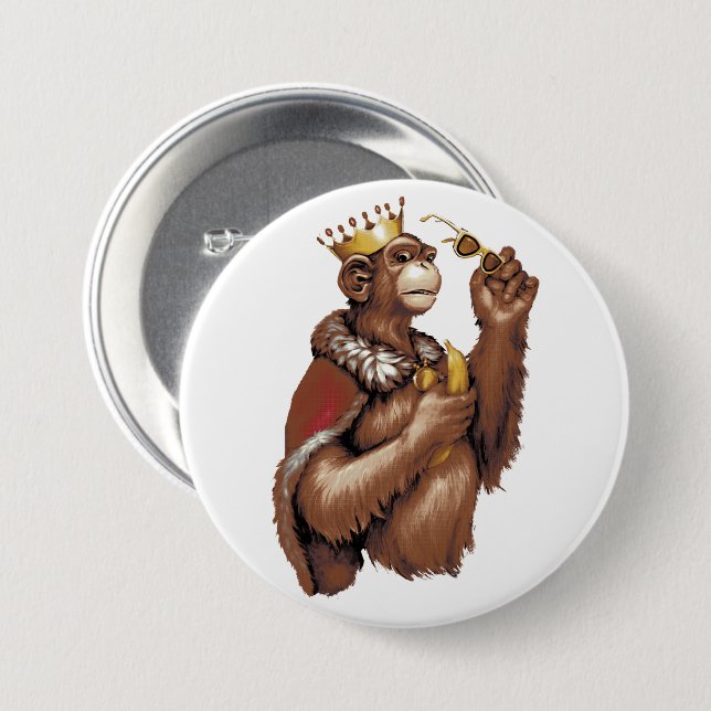 Big Chimpin' Button (Vorne & Hinten)