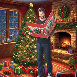 BIG CHRISTMAS Santa Claus Fügen Sie Ihren Text für