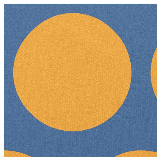 Big Circle Polka Dot Muster Stoff (Nahaufnahme)