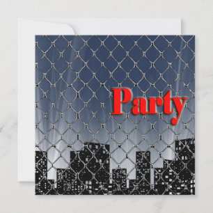 Big City Birthday Einladung