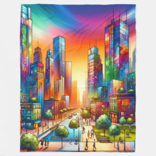 Big City Fleecedecke