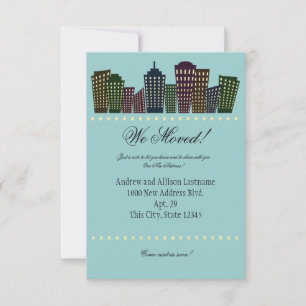 Big City Nouveau Faire-part d'adresse