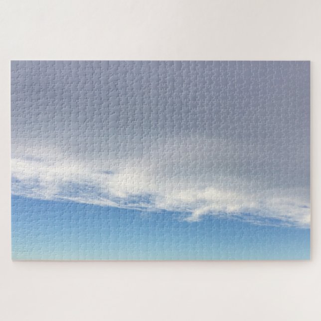 Big Cloud Blue Sky Foto Große Schwierigkeit (Horizontal)