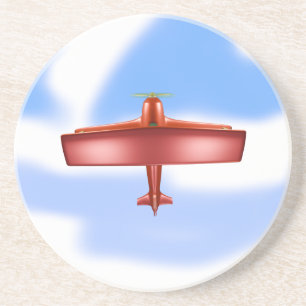 Big Cool Adventurous Flying Sandstone Untersetzer