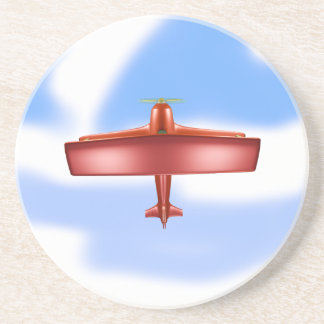 Big Cool Adventurous Flying Sandstone Untersetzer