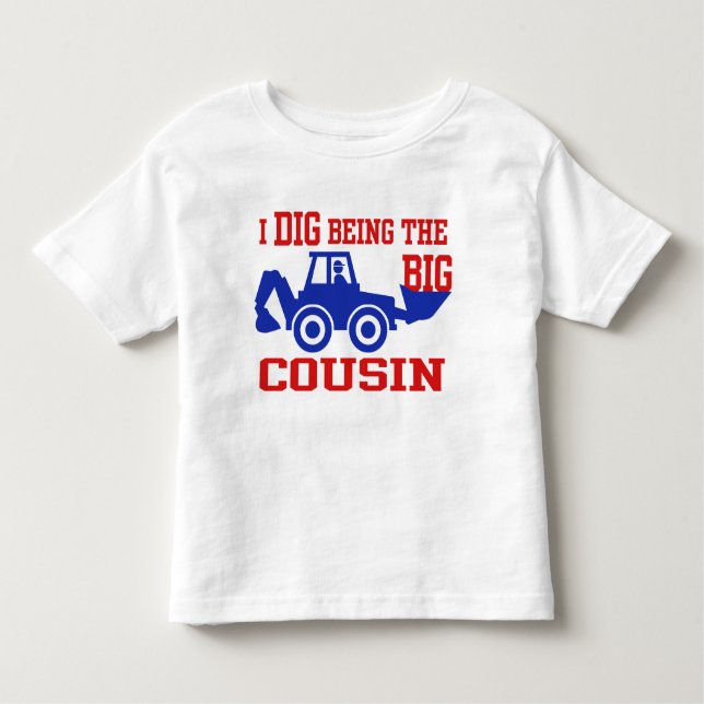 Big Cousin Kleinkind T-shirt (Vorderseite)