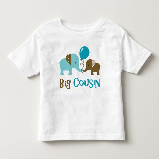 Big Cousin - Mod Elephant T - Shirt für Jungen (Vorderseite)