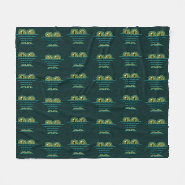 Big Croc Fleece Blanket (Vorderseite (Horizontal))