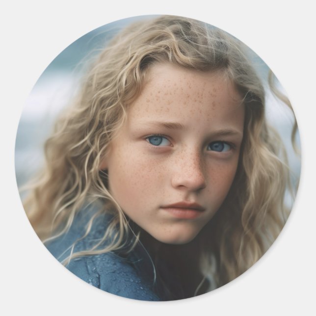 BIG CUSTOM ROUND PHOTO STICKERS (Vorderseite)