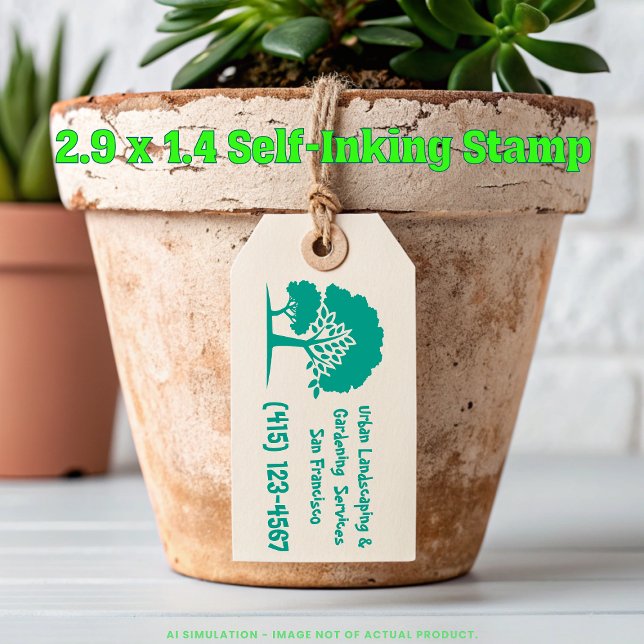 Big Customizable Landscaping Services Trodat 4926 Permastempel (Von Creator hochgeladen)