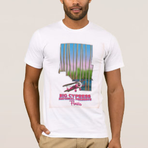 Big Cypress National Preserve Florida Karte T-Shirt